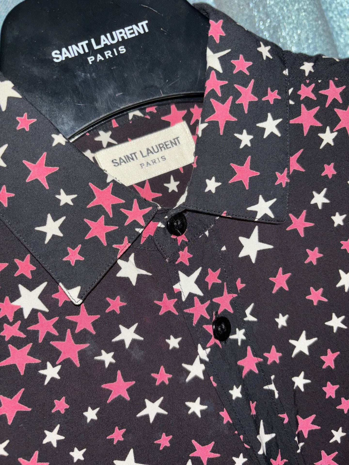 Saint Laurent Paris Saint Laurent SLP 2016 FW Star Shirt Size US M / EU 48-50 / 2 - 3 Thumbnail