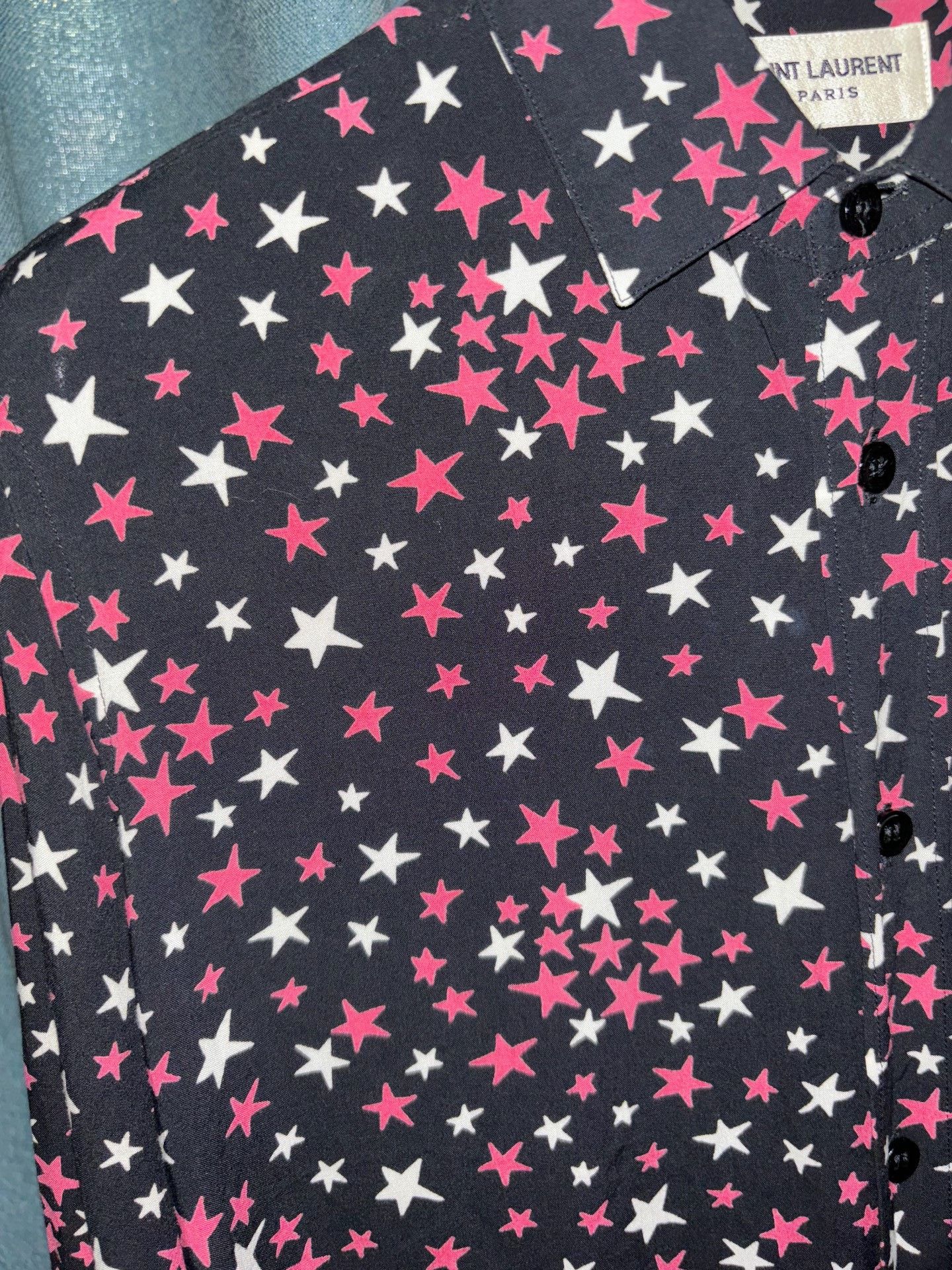 Saint Laurent Paris Saint Laurent SLP 2016 FW Star Shirt Size US M / EU 48-50 / 2 - 4 Thumbnail