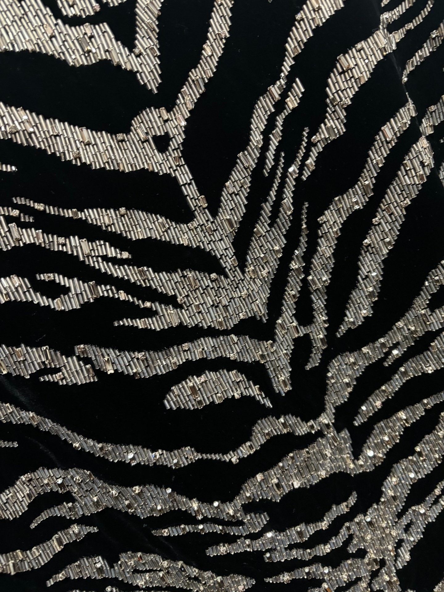 Saint Laurent Paris Saint Laurent 2018FW Tiger Silver Gown Size US S / EU 44-46 / 1 - 6 Thumbnail