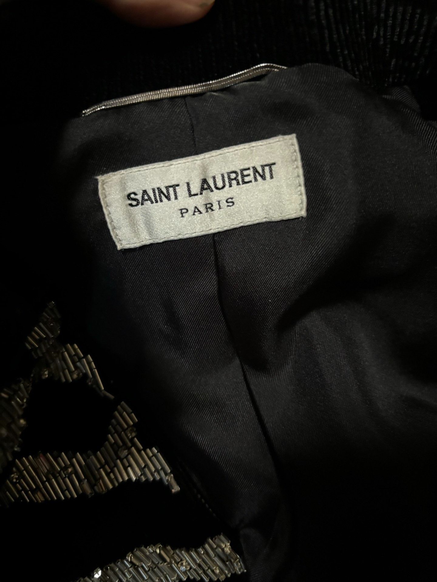 Saint Laurent Paris Saint Laurent 2018FW Tiger Silver Gown Size US S / EU 44-46 / 1 - 7 Thumbnail