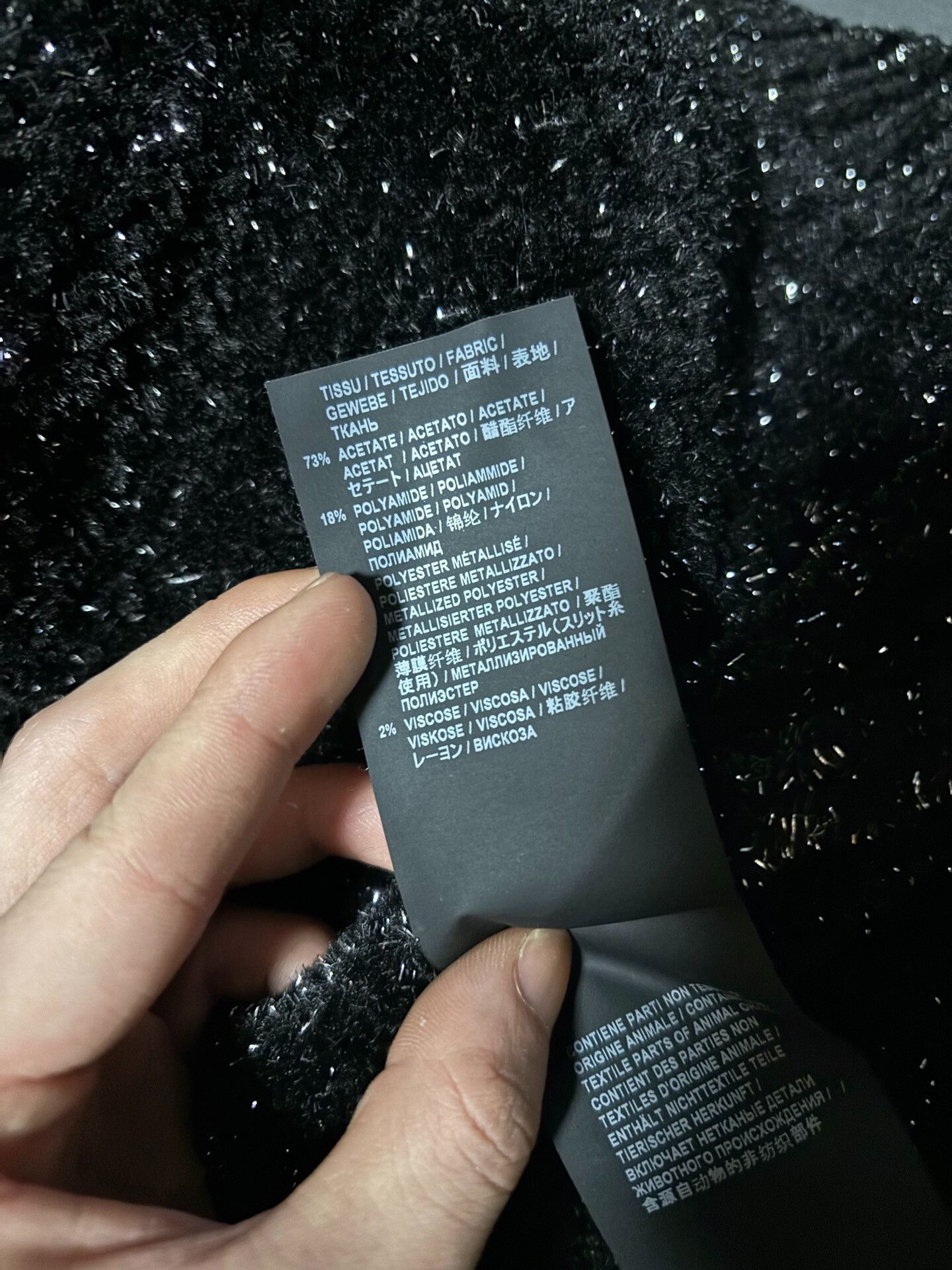 Saint Laurent Paris Saint Laurent 2019FW Glitter Cardigan Size US XS / EU 42 / 0 - 5 Thumbnail