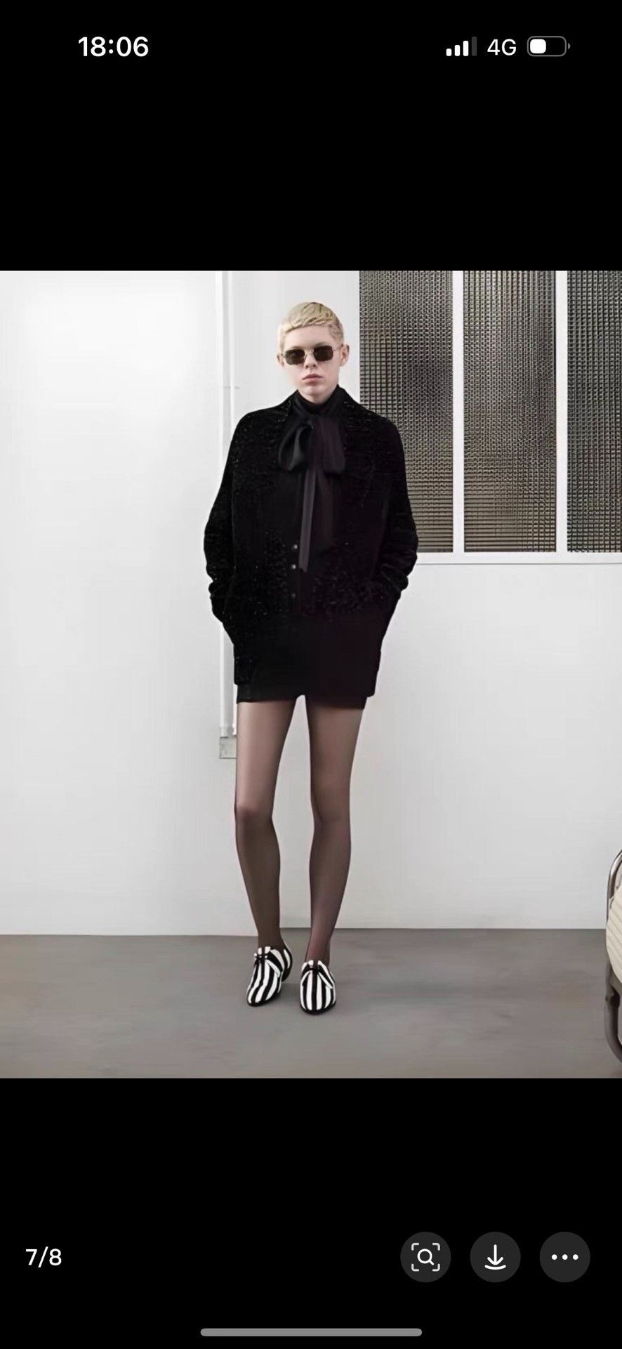 Saint Laurent Paris Saint Laurent 2019FW Glitter Cardigan Size US XS / EU 42 / 0 - 7 Thumbnail