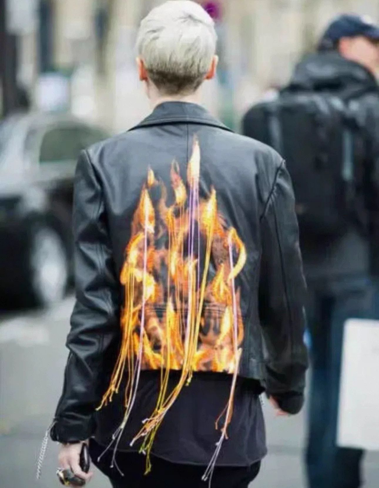 Maison Margiela Maison Martin Margiela Runway Flame Leather Jacket Size S / US 4 / IT 40 - 6 Thumbnail