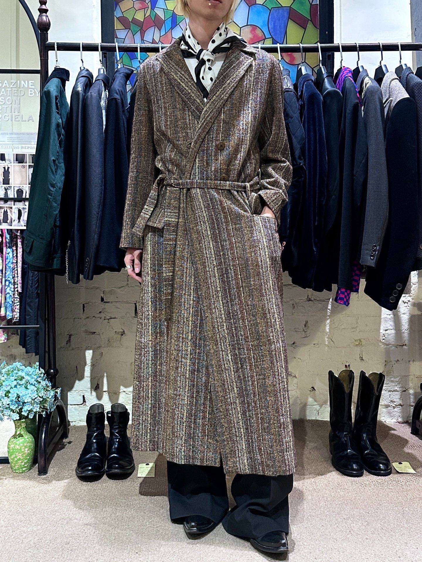 Christophe Lemaire LEMAIRE 1990's Tweed Coat Size US L / EU 52-54 / 3 - 5 Thumbnail