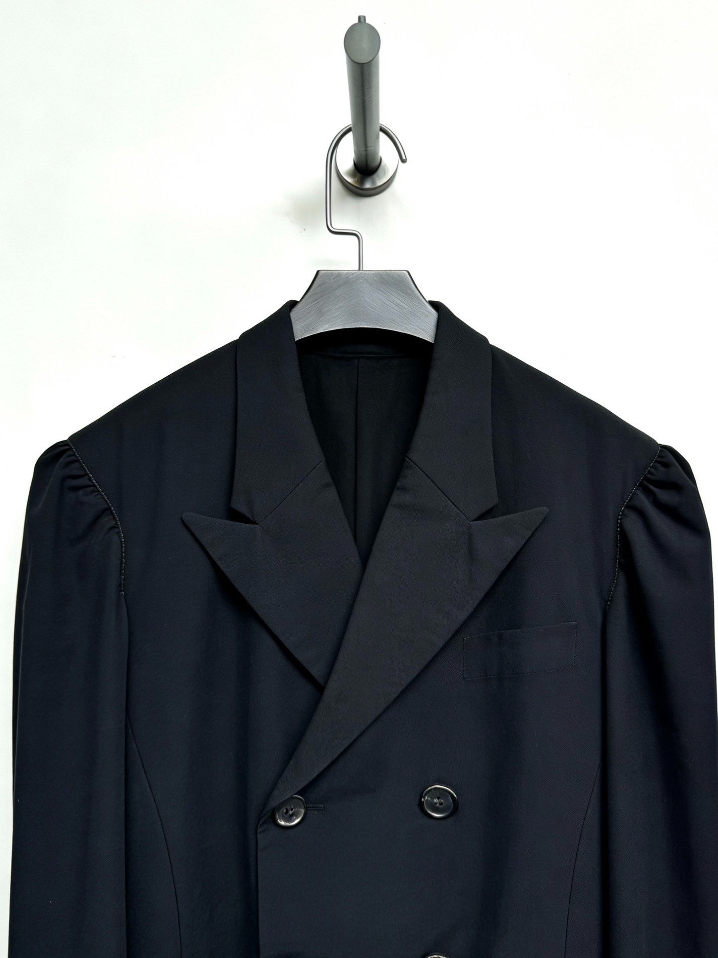 Yohji Yamamoto Yohji Yamamoto 1991SS Double-Breasted Coat Size US L / EU 52-54 / 3 - 3 Thumbnail