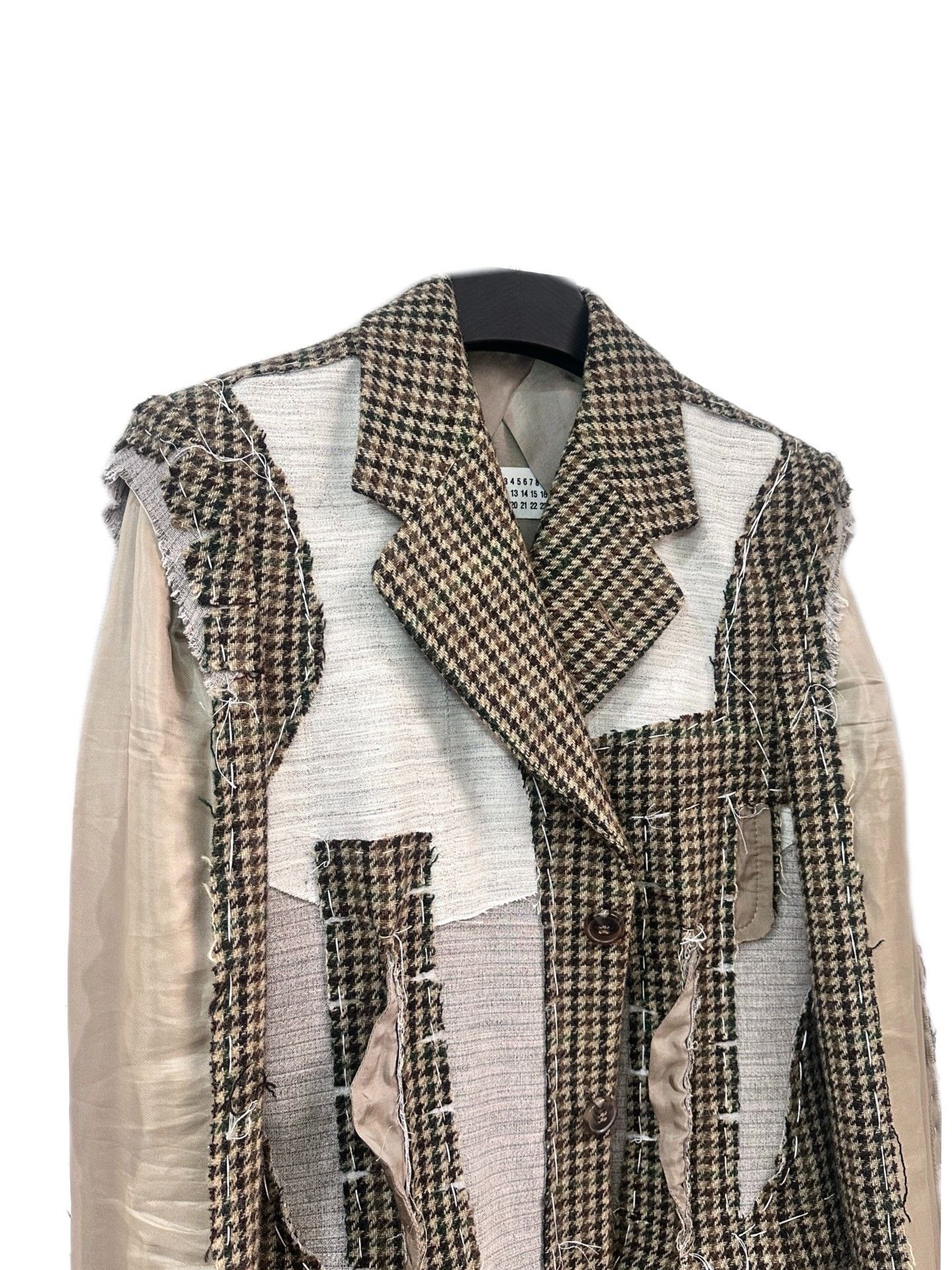 John Galliano Maison Margiela Patchwork Deconstructed Coat Size US XXS / EU 40 - 3 Thumbnail