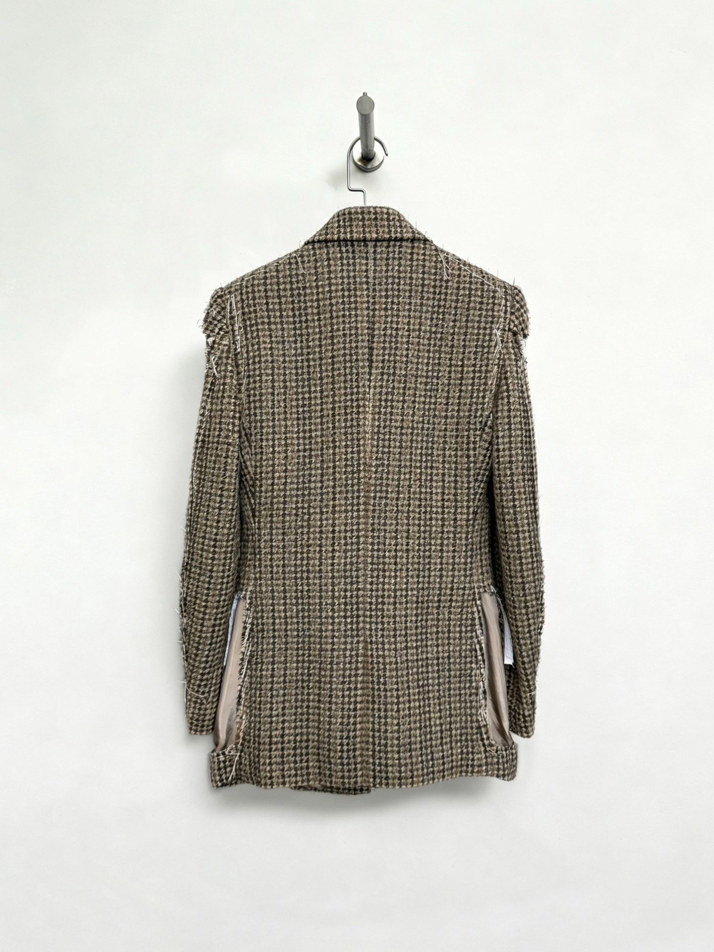 John Galliano Maison Margiela Patchwork Deconstructed Coat Size US XXS / EU 40 - 2 Thumbnail
