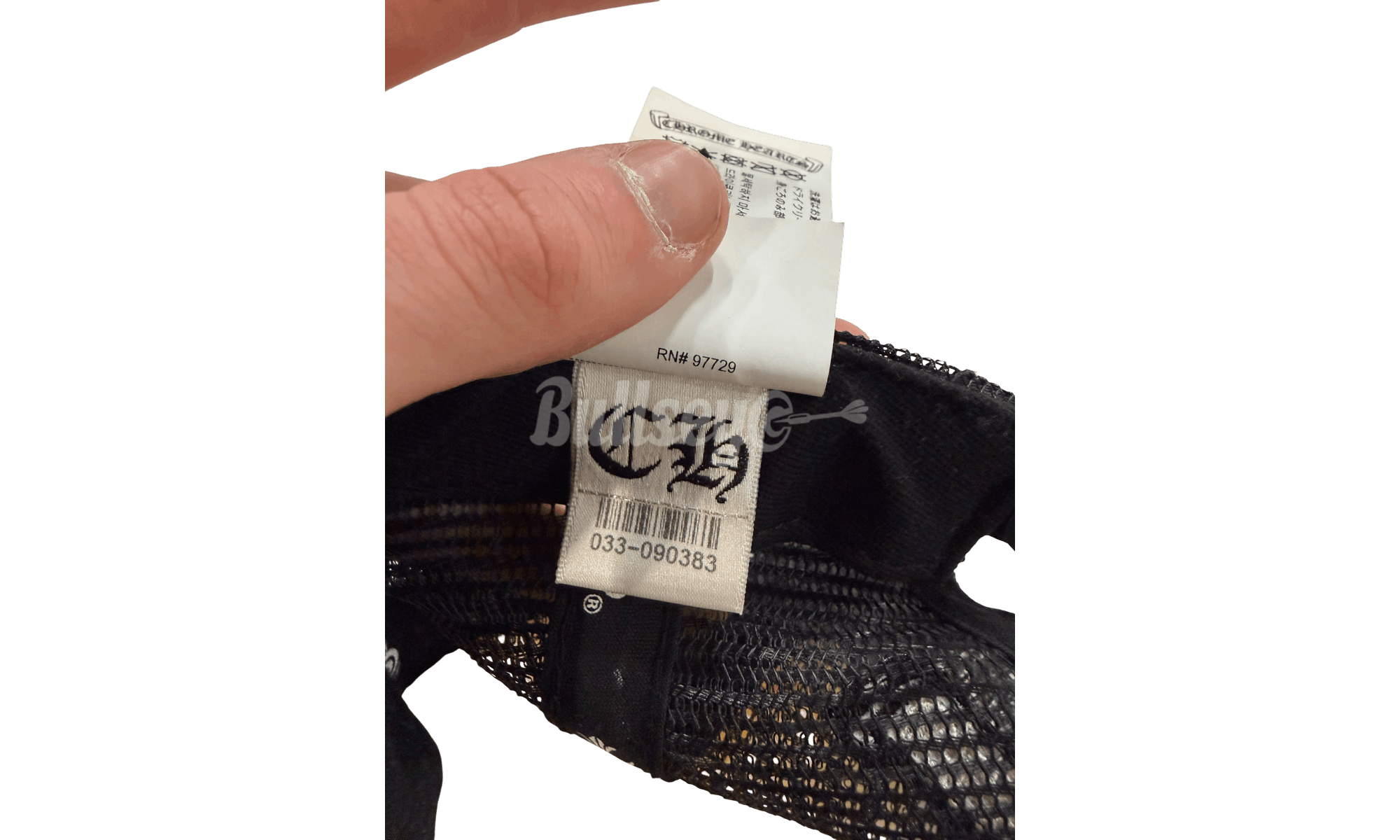 Chrome Hearts Red Letters Script Trucker Hat Size ONE SIZE - 5 Thumbnail