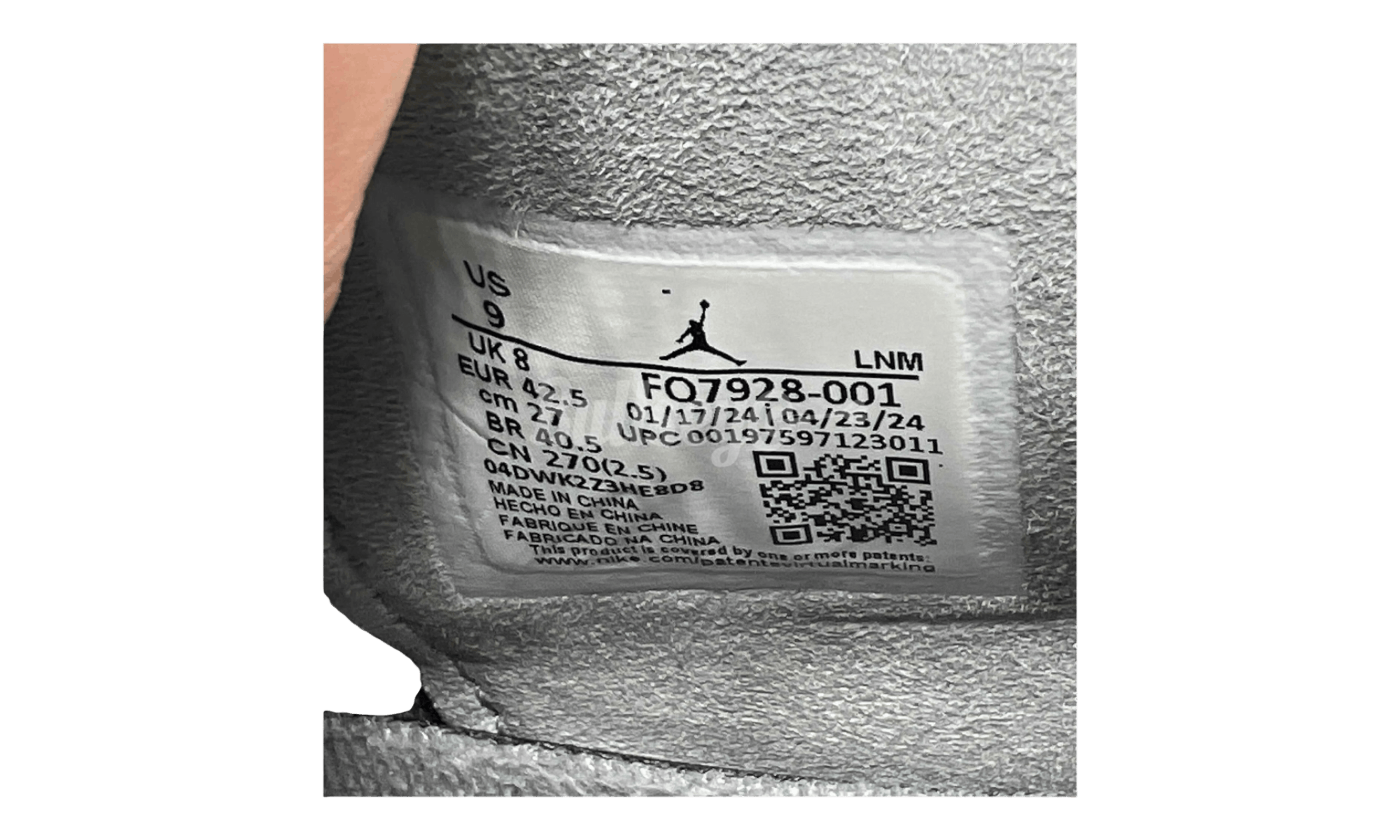 Jordan Brand Air Jordan 4 Retro SE "Paris Olympics Wet Cement" (PreOwned) Size US 9 / EU 42 - 7 Thumbnail