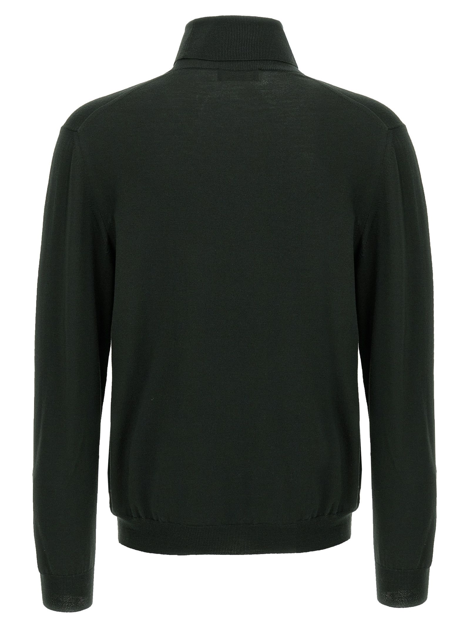 Zanone Wool Turtleneck Sweater Size US L / EU 52-54 / 3 - 2 Thumbnail