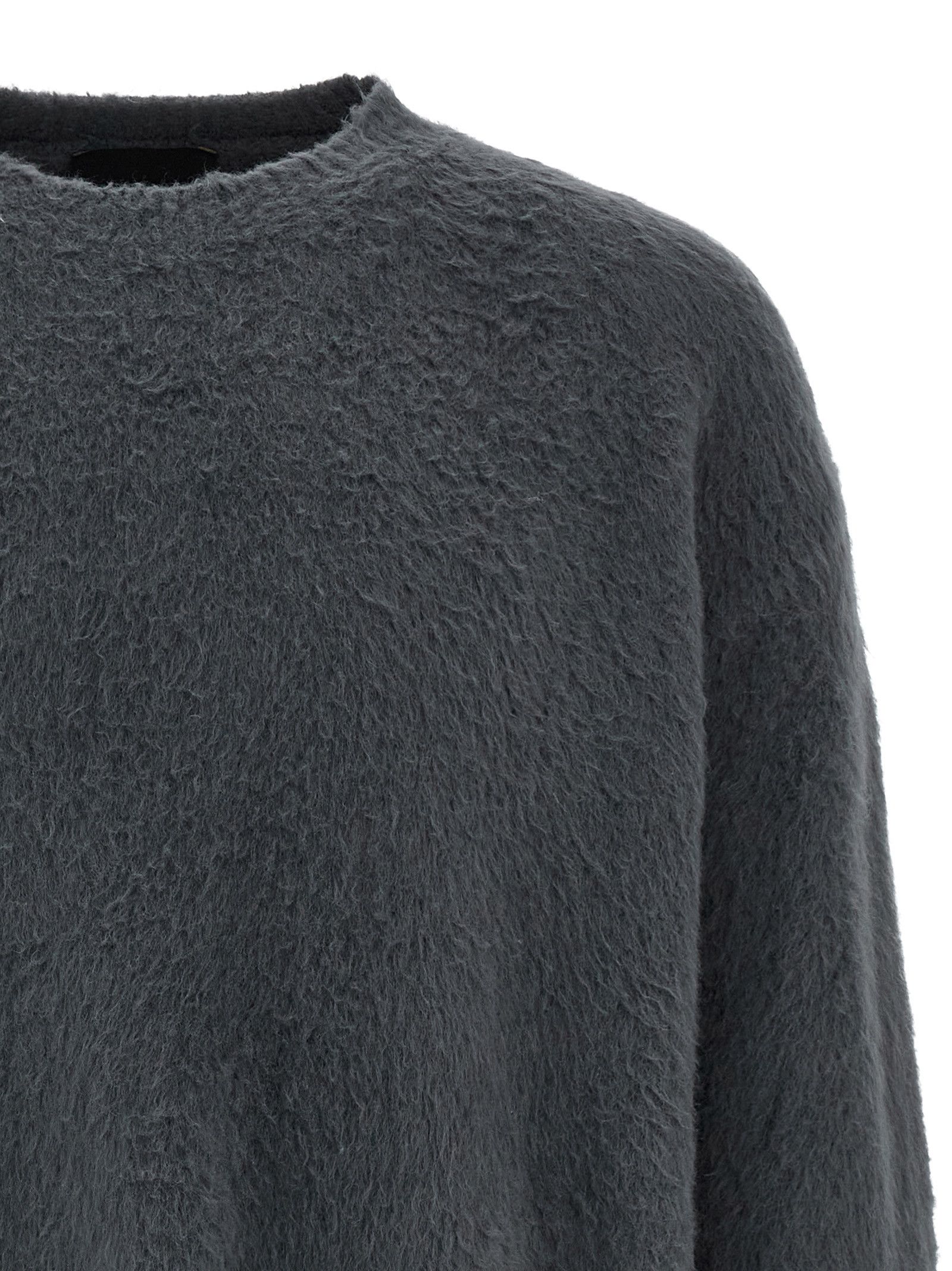 Roberto Collina Shearling Cotton Sweater Size US L / EU 52-54 / 3 - 3 Thumbnail