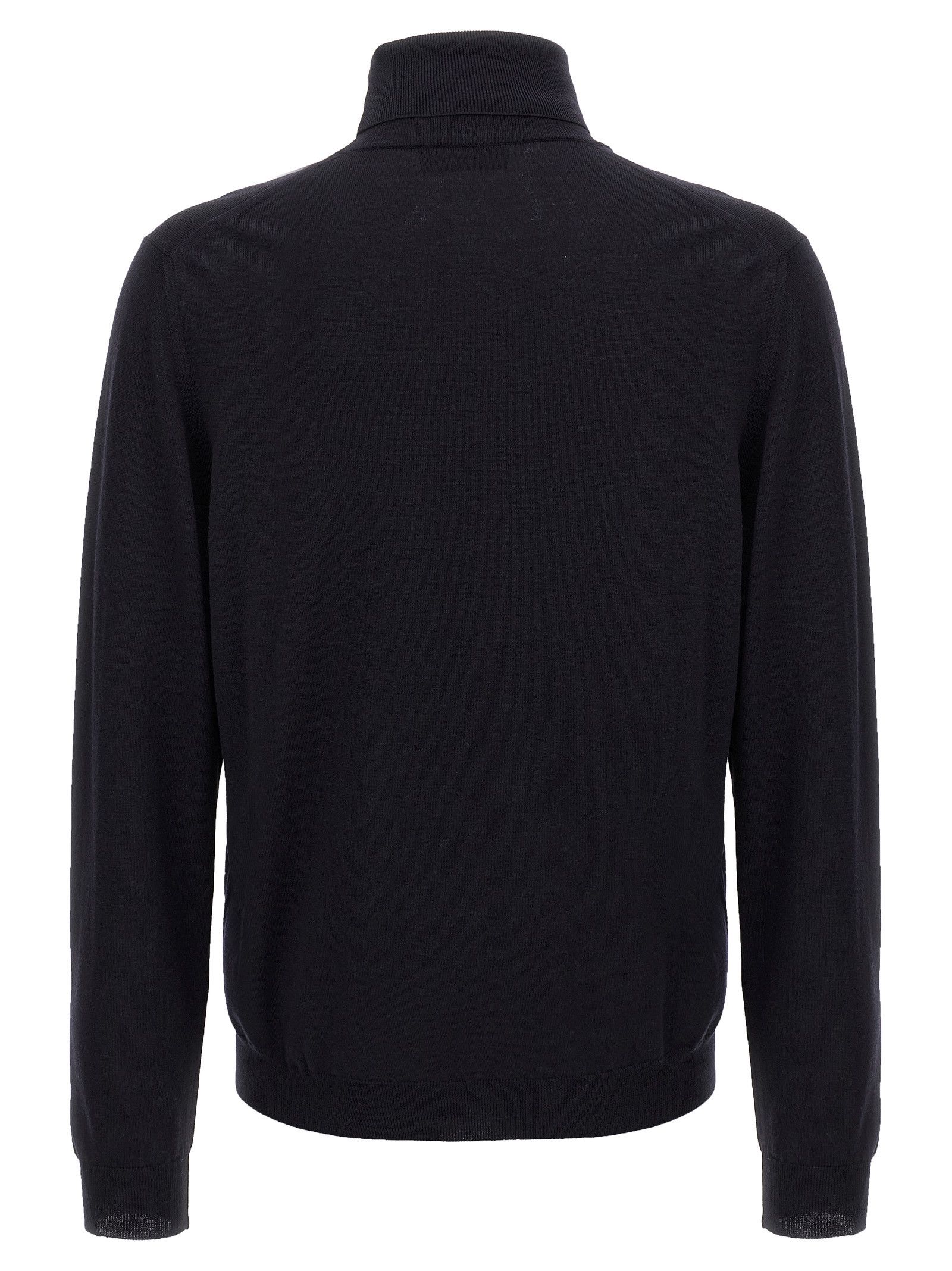 Zanone Wool Turtleneck Sweater Size US XL / EU 56 / 4 - 2 Thumbnail