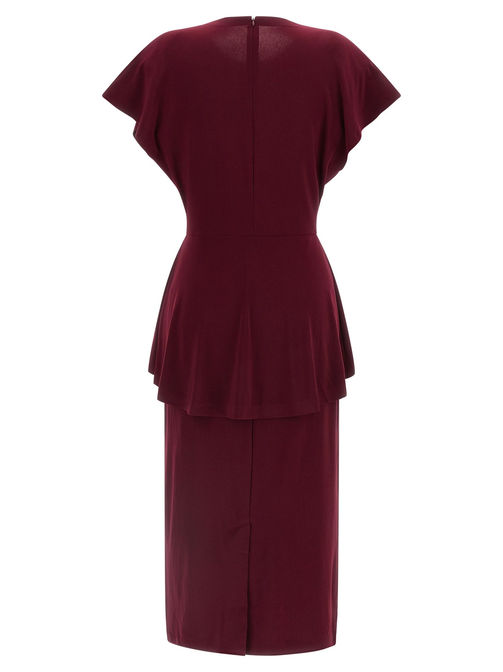 Norma Kamali Peplum Dress Size XS / US 0-2 / IT 36-38 - 2 Thumbnail