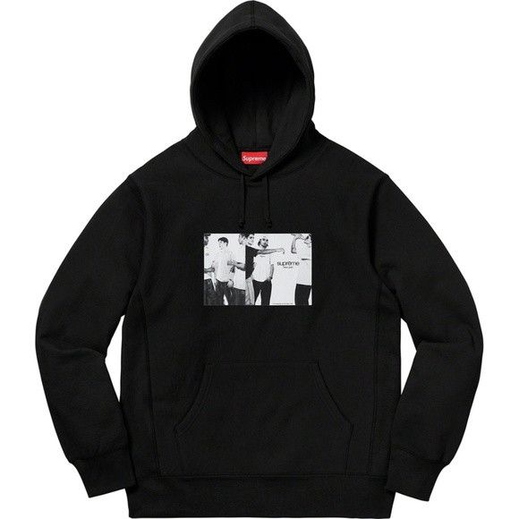 Supreme Classic Ad Hooded Sweatshirt black