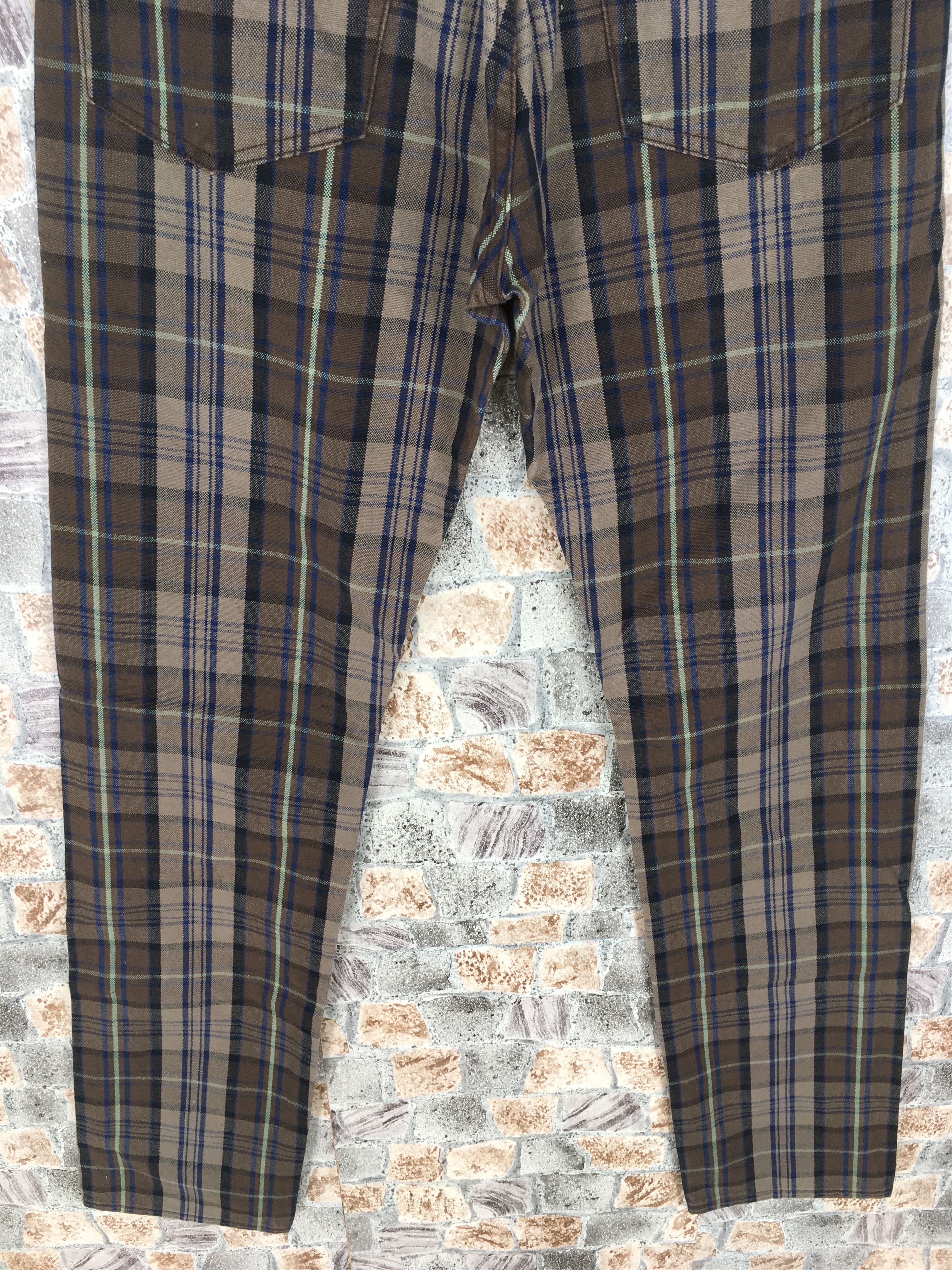 Designer × Paul Smith PAUL SMITH JEANS Checkered Plaid Tartan Slim Fit Denim Size US 29 - 12 Thumbnail