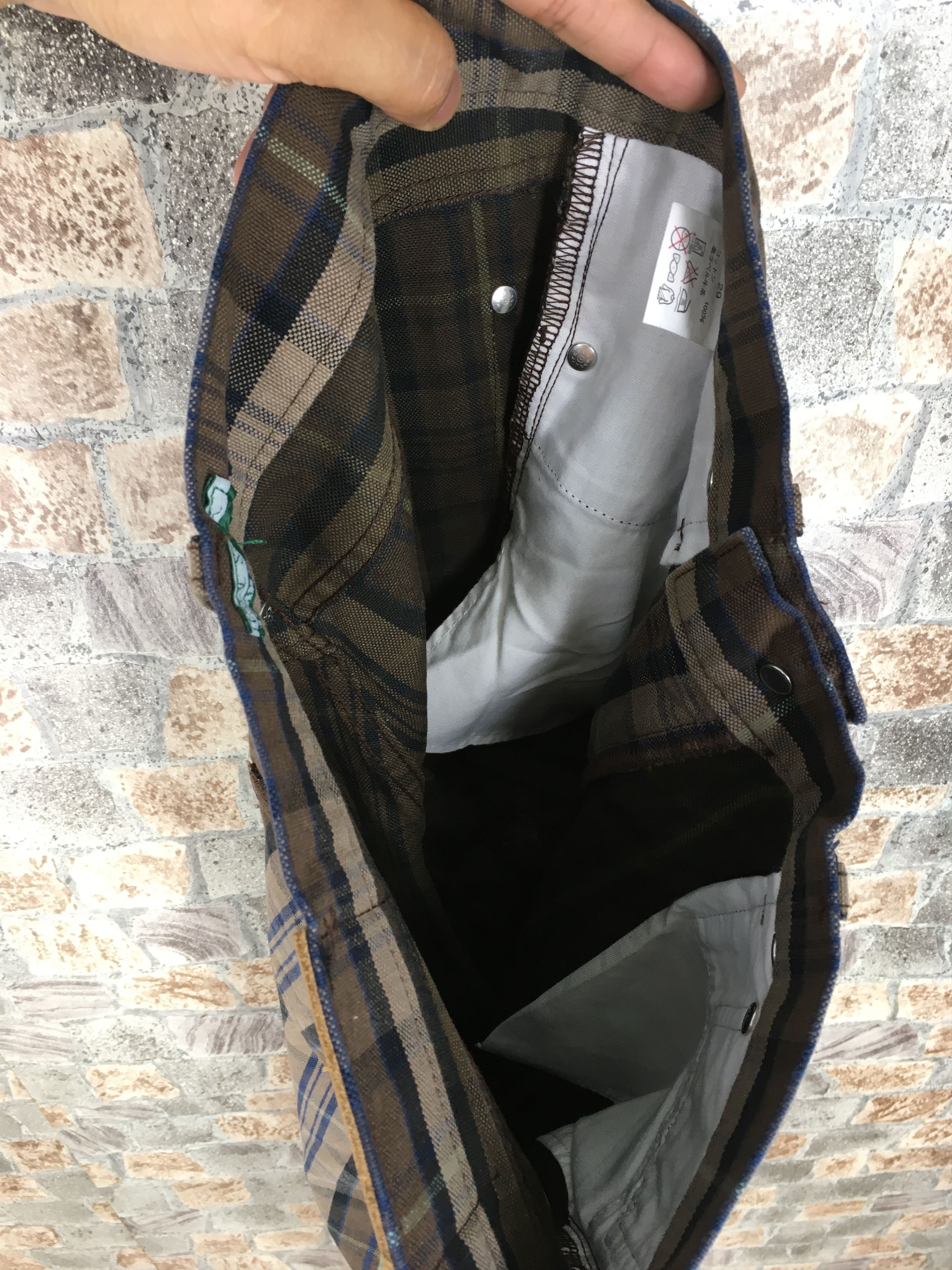 Designer × Paul Smith PAUL SMITH JEANS Checkered Plaid Tartan Slim Fit Denim Size US 29 - 16 Thumbnail