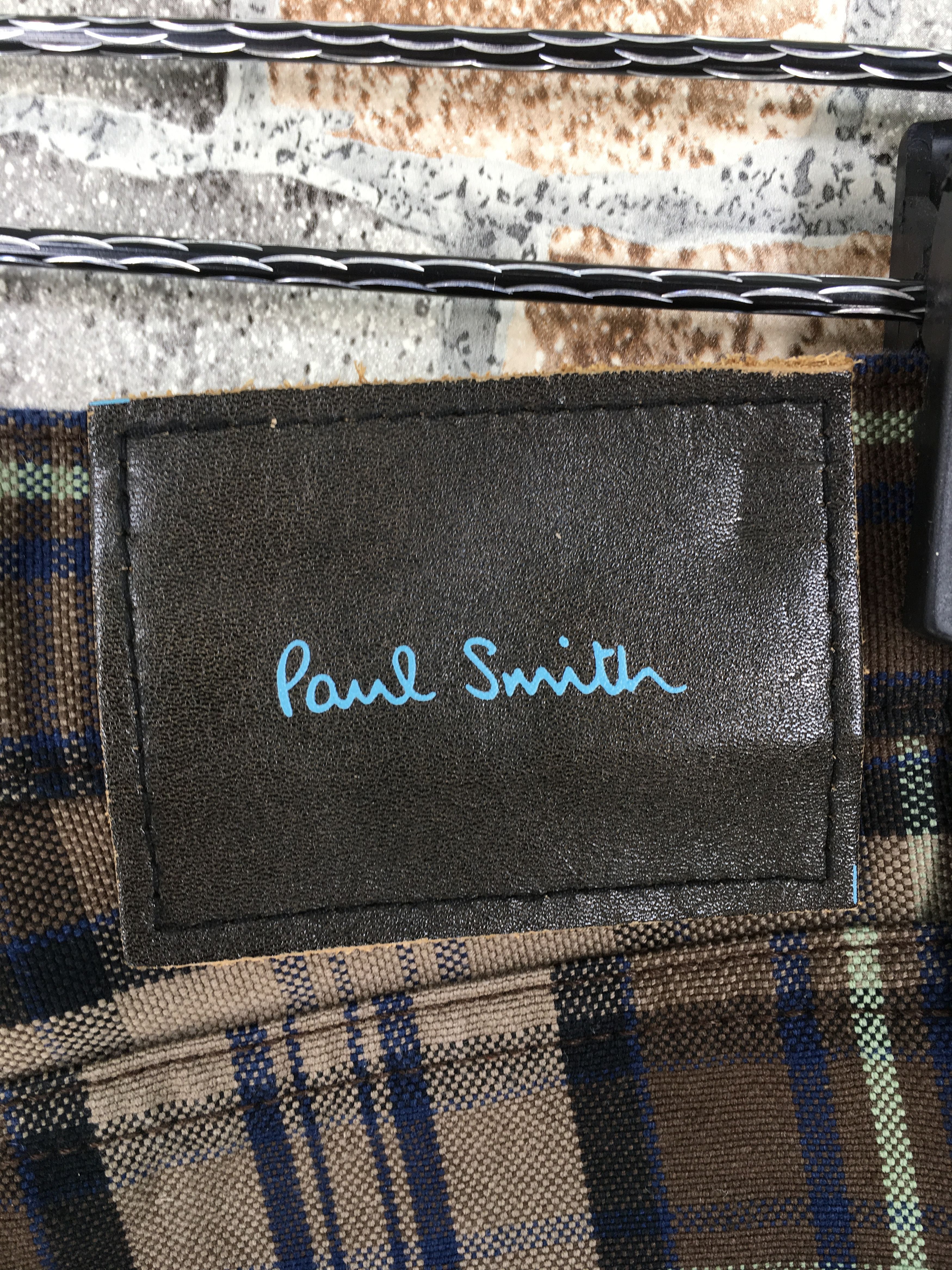 Designer × Paul Smith PAUL SMITH JEANS Checkered Plaid Tartan Slim Fit Denim Size US 29 - 10 Thumbnail