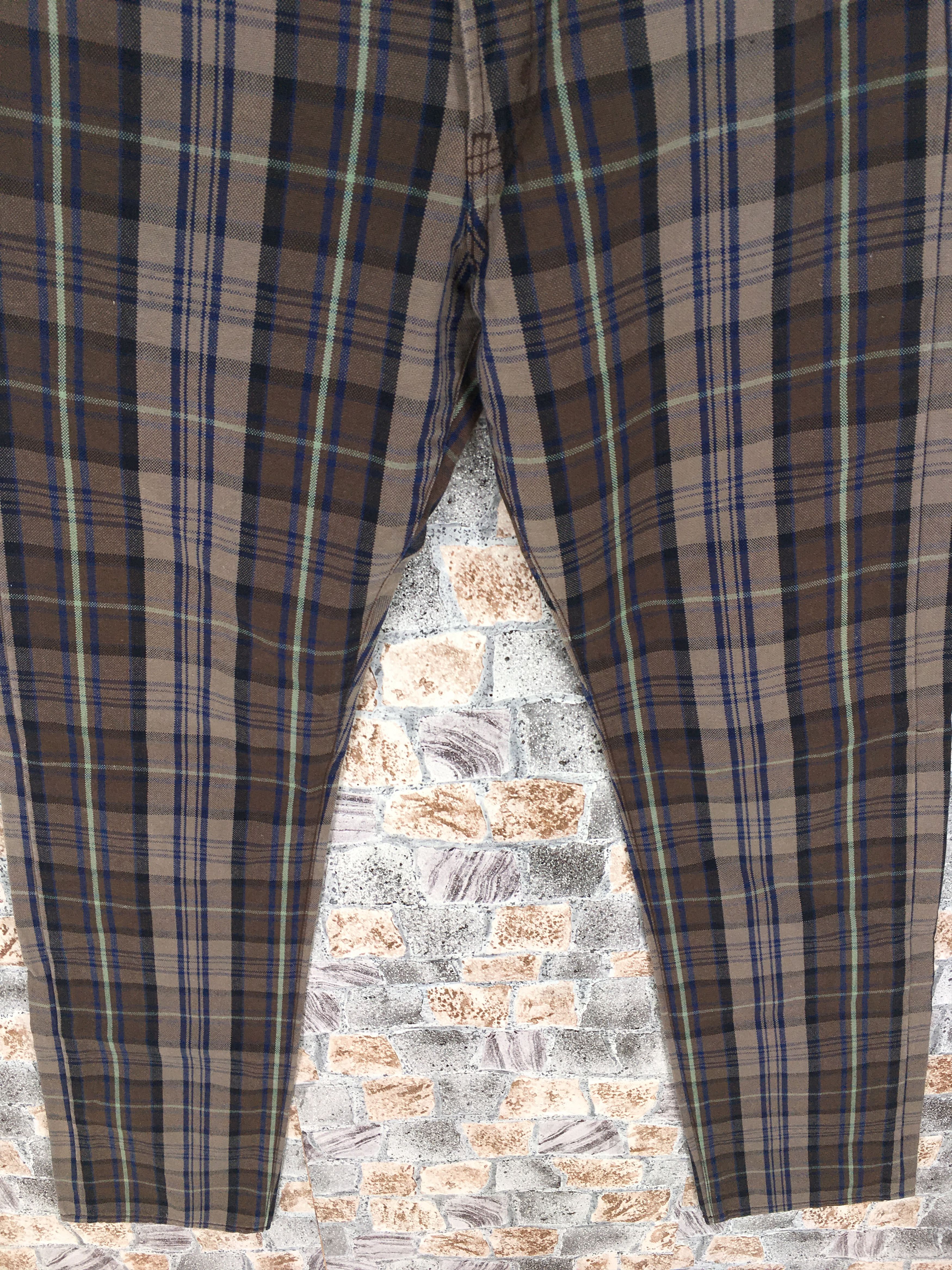 Designer × Paul Smith PAUL SMITH JEANS Checkered Plaid Tartan Slim Fit Denim Size US 29 - 6 Thumbnail