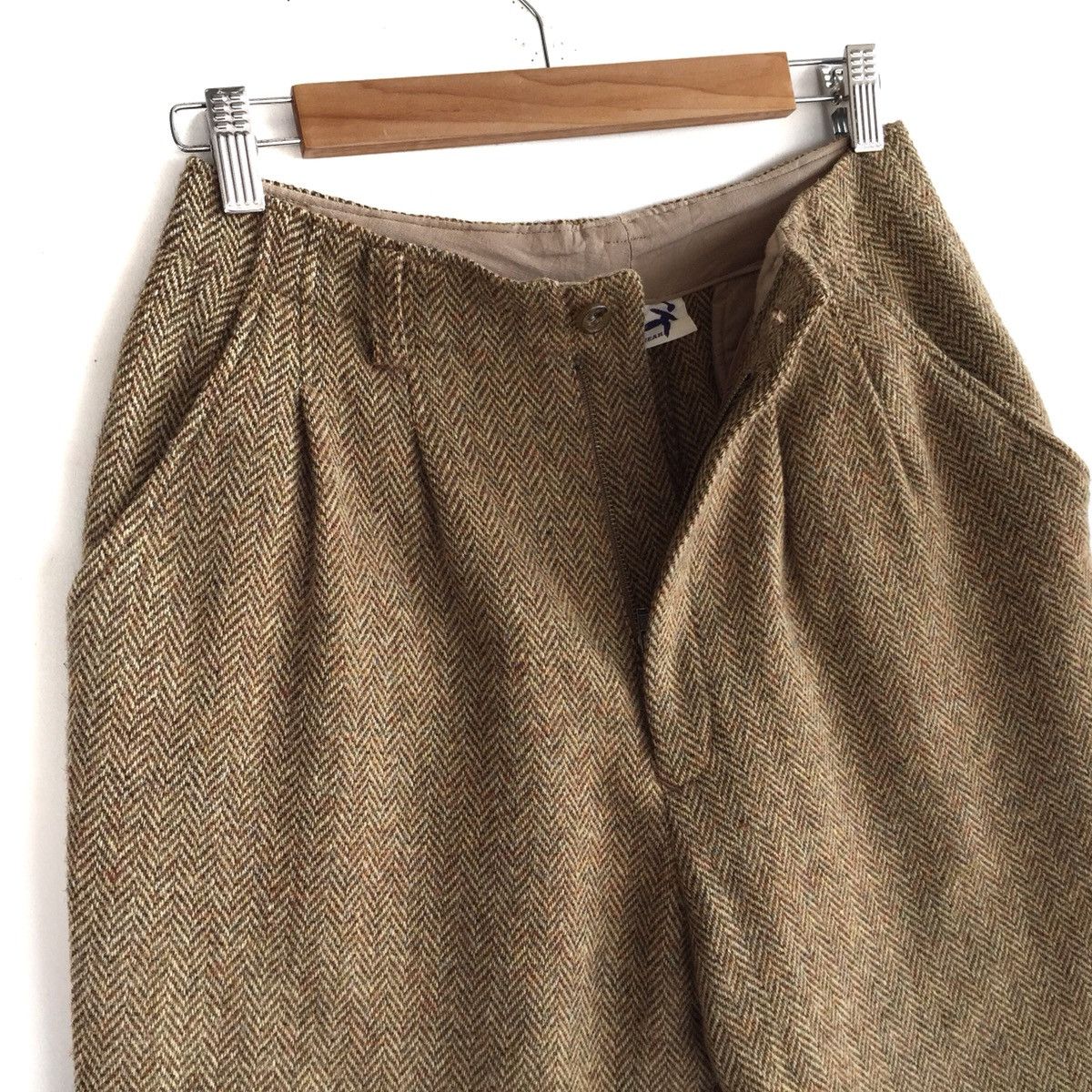 Hai Sporting Gear × Issey Miyake Hai Sporting Gear by Issey Miyake Wool Baggy Pants Size US 26 / EU 42 - 5 Thumbnail