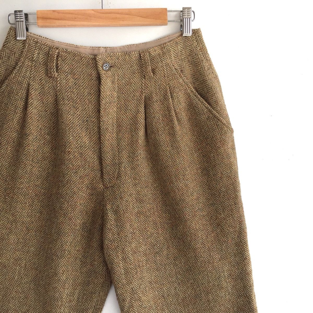 Hai Sporting Gear × Issey Miyake Hai Sporting Gear by Issey Miyake Wool Baggy Pants Size US 26 / EU 42 - 4 Thumbnail