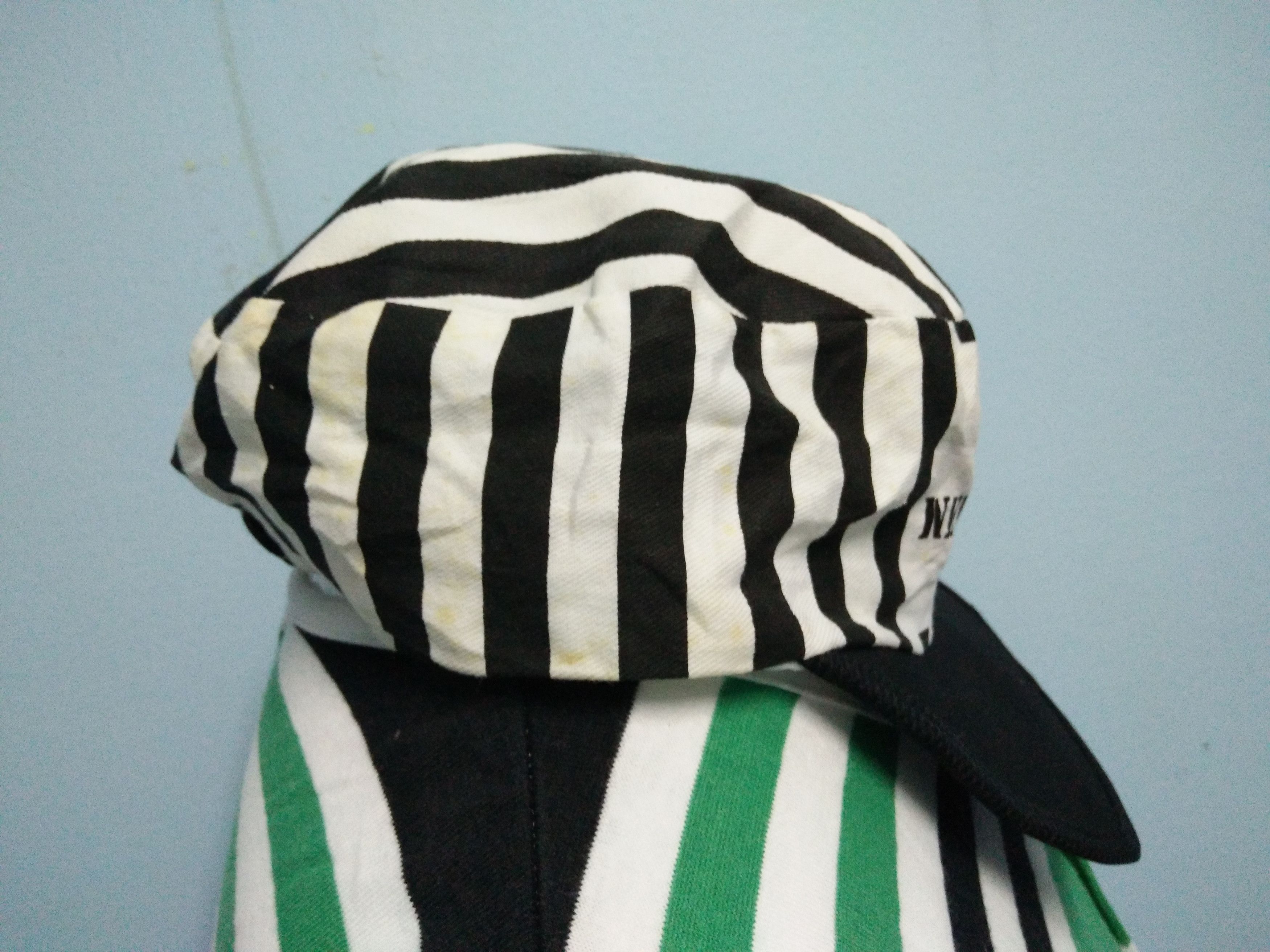 Other × Vintage Vintage Prison Jail Stripes Cap 80's Striped Skaters Grunge Size ONE SIZE - 2 Thumbnail