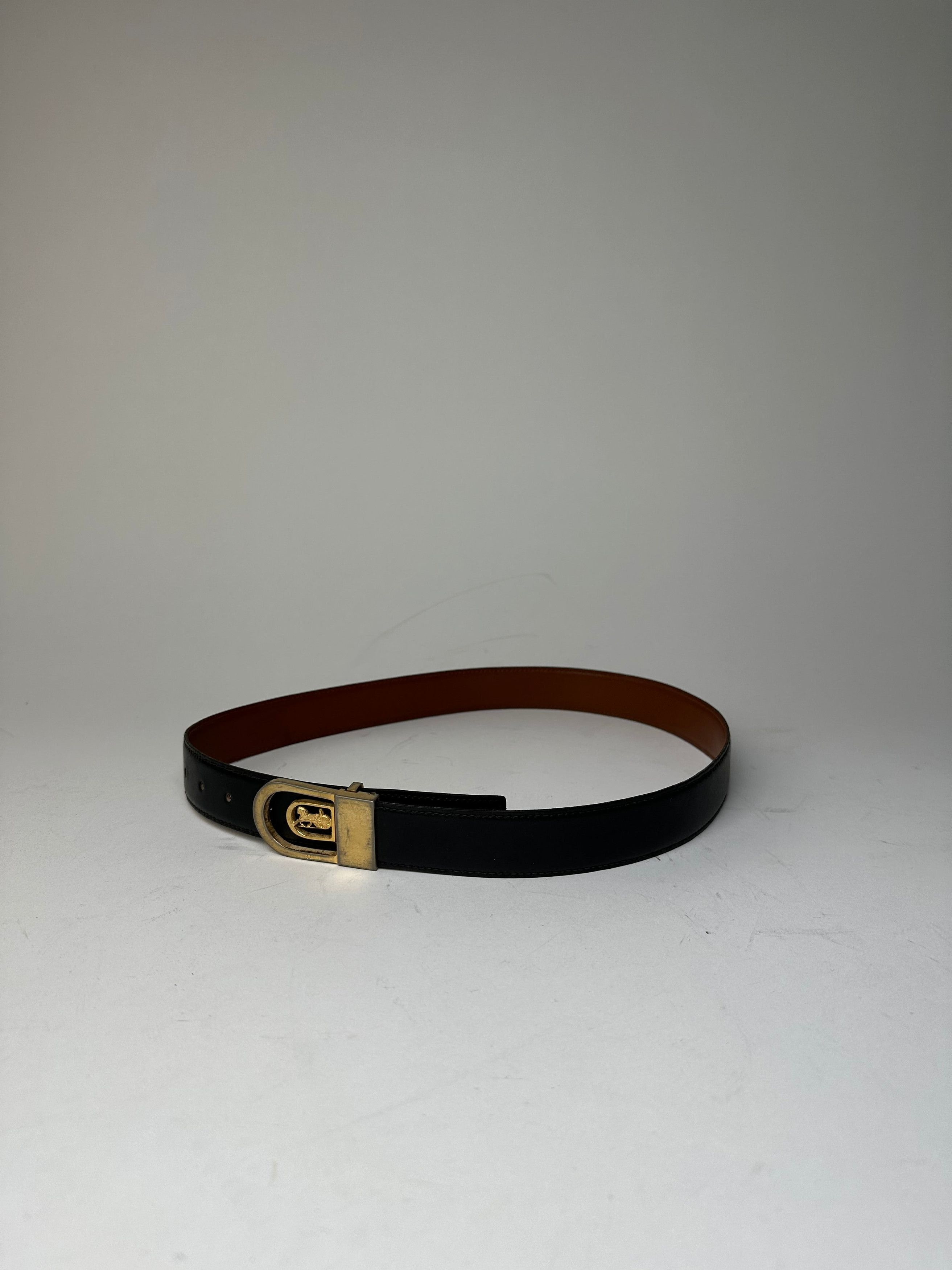 Other Vintage Celine Paris Leather Belt Black Size ONE SIZE - 8 Thumbnail