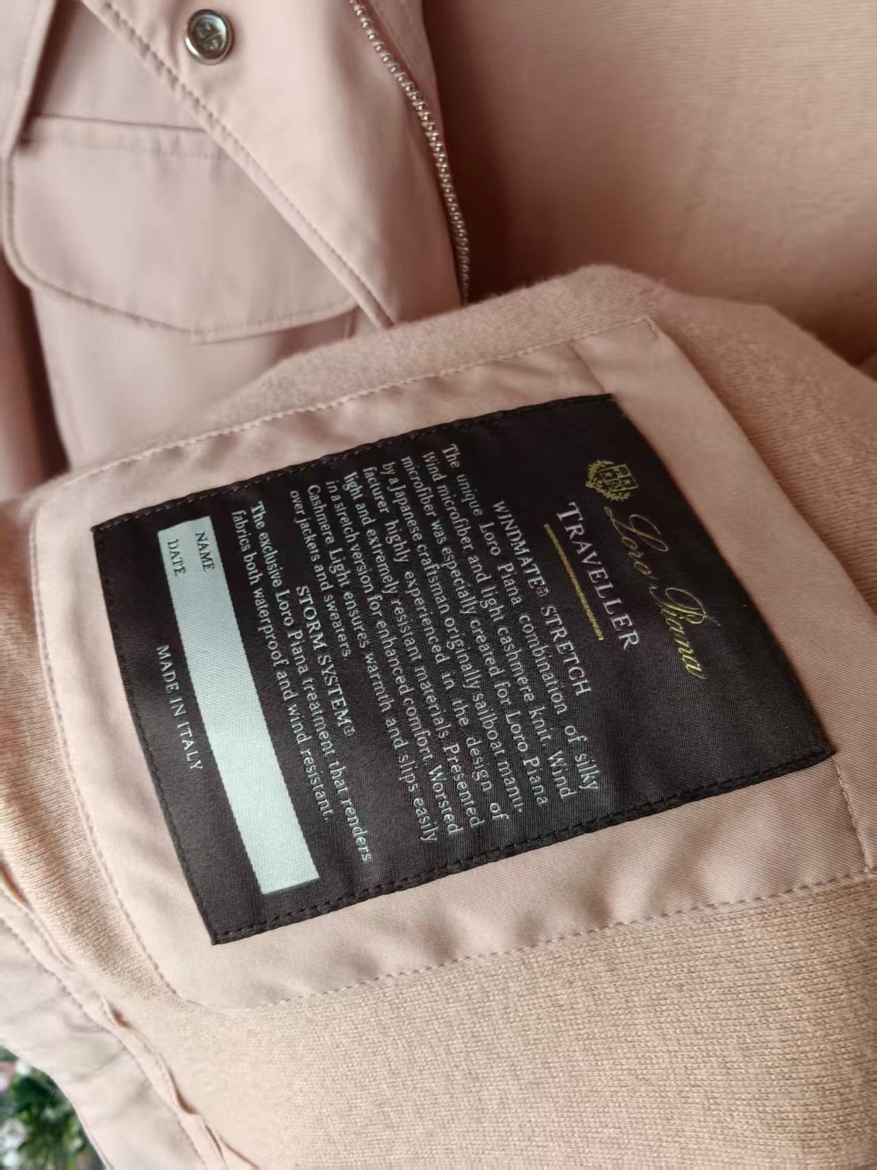 Loro Piana LP Pink Cashmere Lined Jacket Size M / US 6-8 / IT 42-44 - 4 Thumbnail