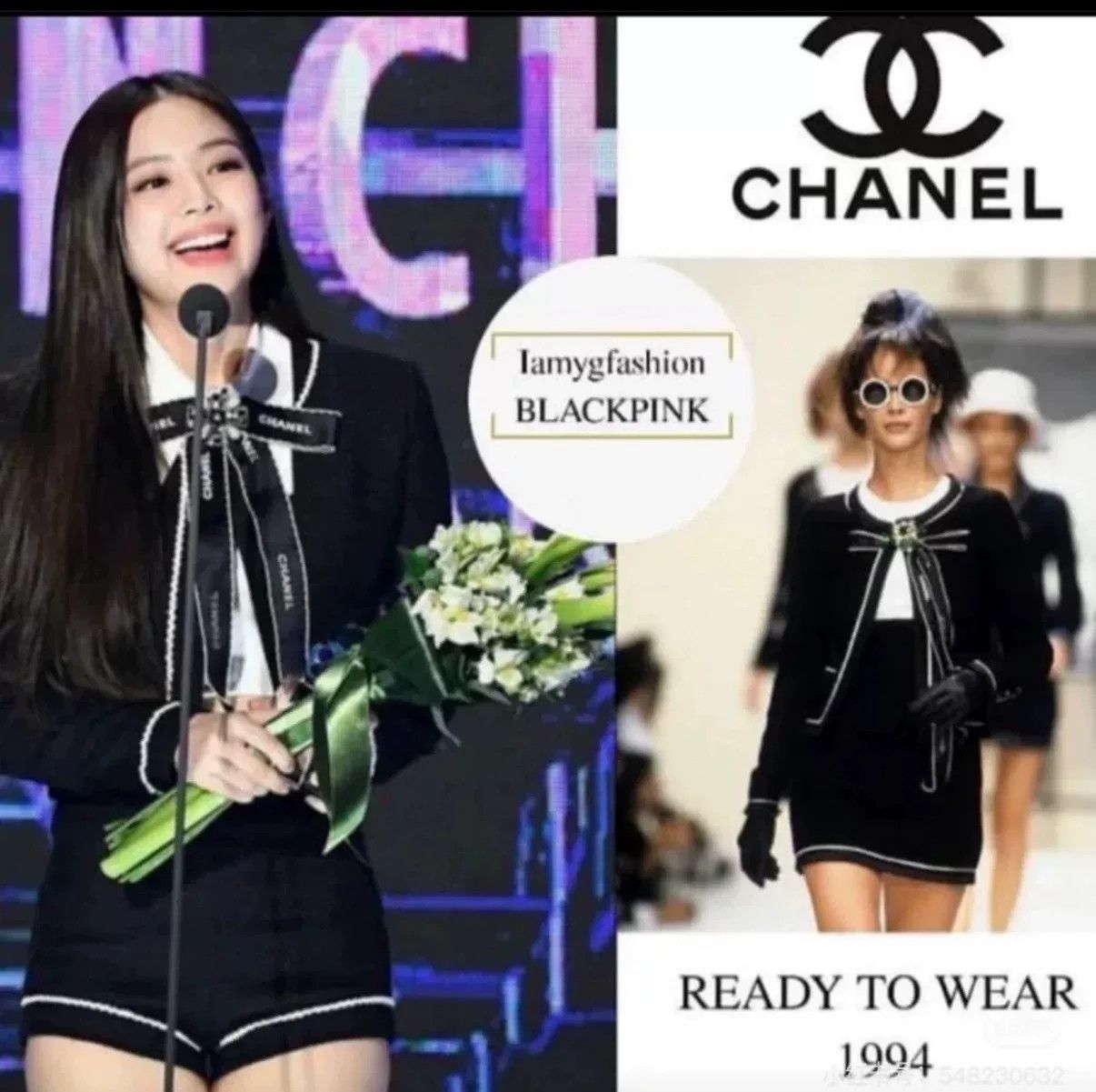 Chanel Chanel Vintage Women's Suit Size M / US 6-8 / IT 42-44 - 3 Thumbnail