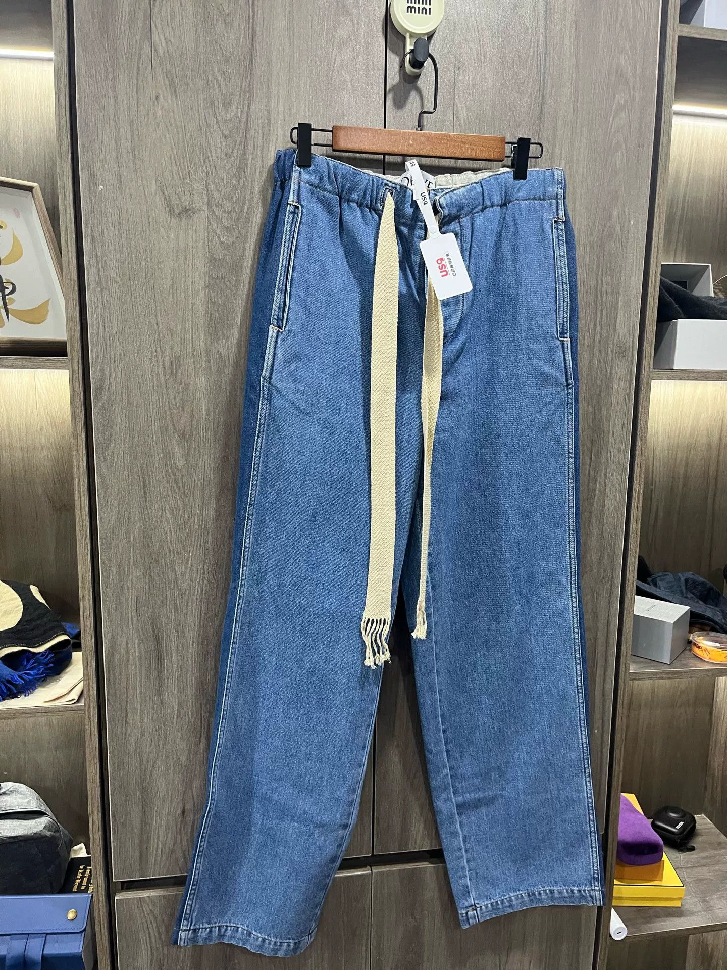 Loewe LOEWE Blue Side Stripe Drawstring Pants S Size US 32 / EU 48 - 2 Thumbnail