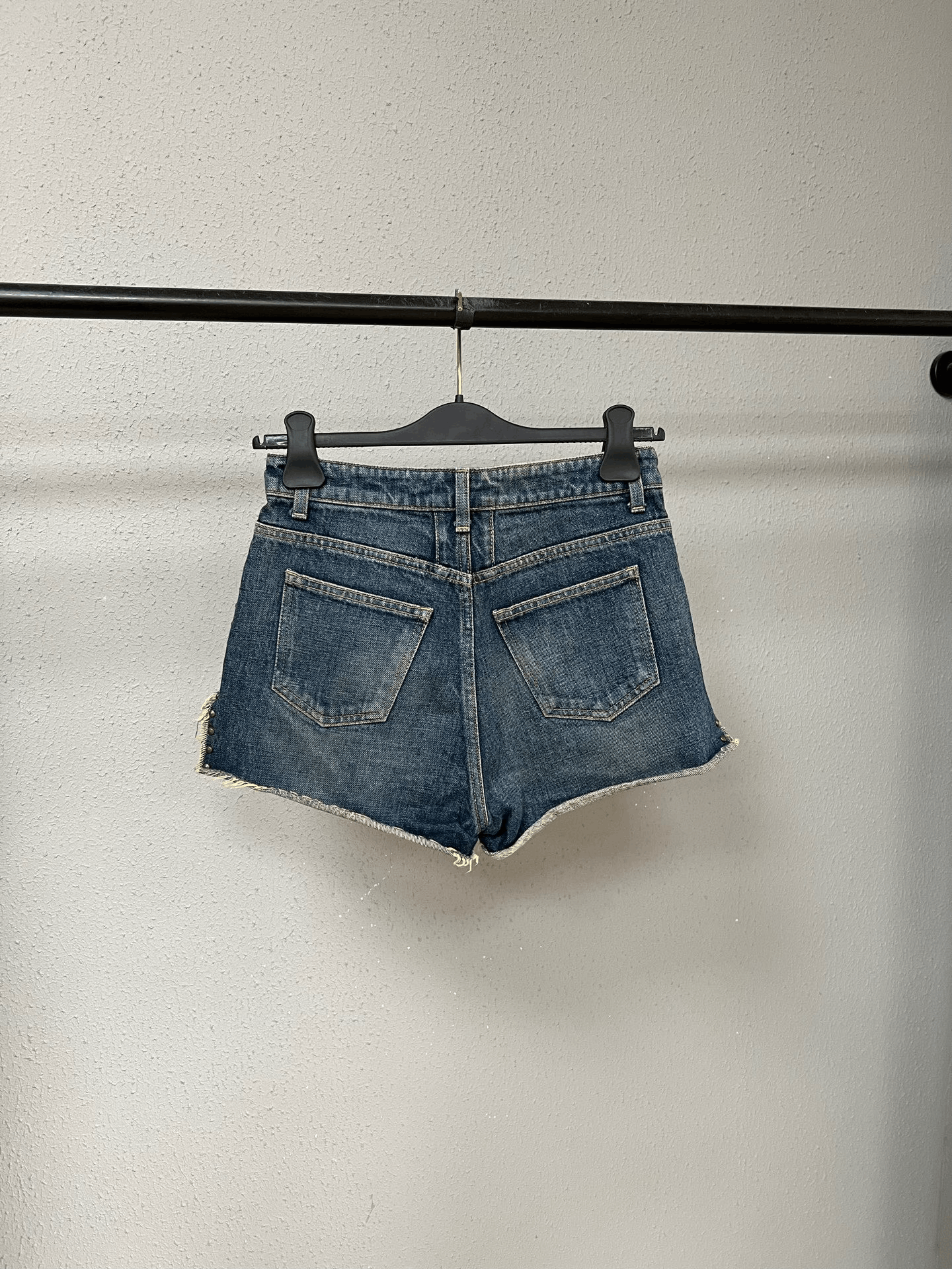 Saint Laurent Paris Slp Rivet Shorts Size 32" / US 10 / IT 46 - 2 Thumbnail
