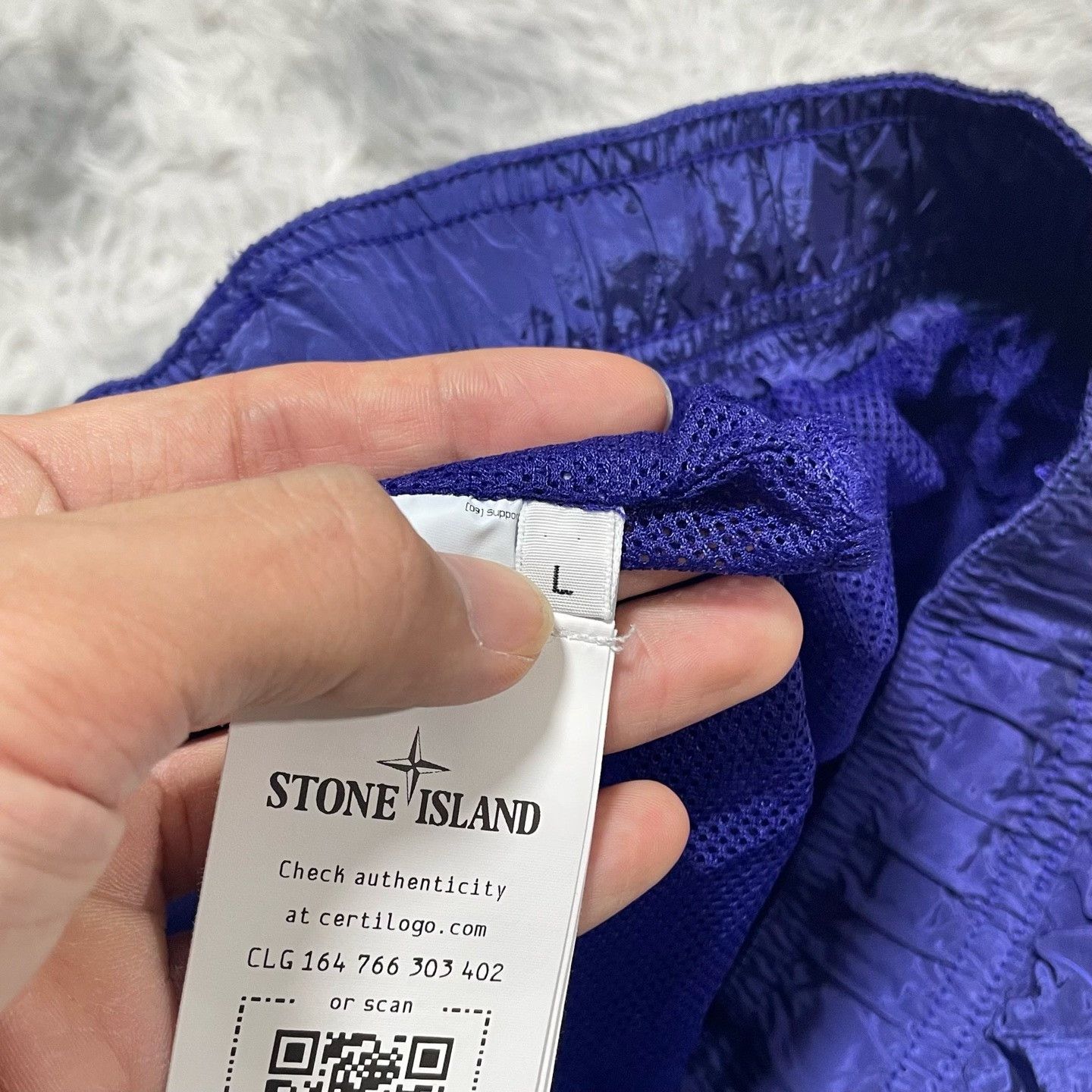 Stone Island Stone Island Metal Nylon Square Logo Shorts Size US 32 / EU 48 - 5 Thumbnail