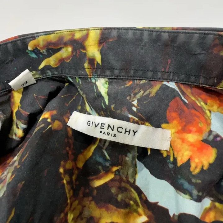 Givenchy Givenchy Men's Loose Printed Cotton Short-Sleeve Shirt Size US XXS / EU 40 - 4 Thumbnail