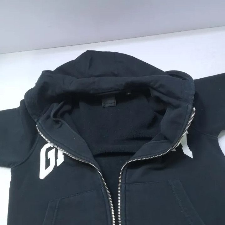 Givenchy Givenchy Kids Black Hooded Zip Jacket with Logo Size US M / EU 48-50 / 2 - 8 Thumbnail