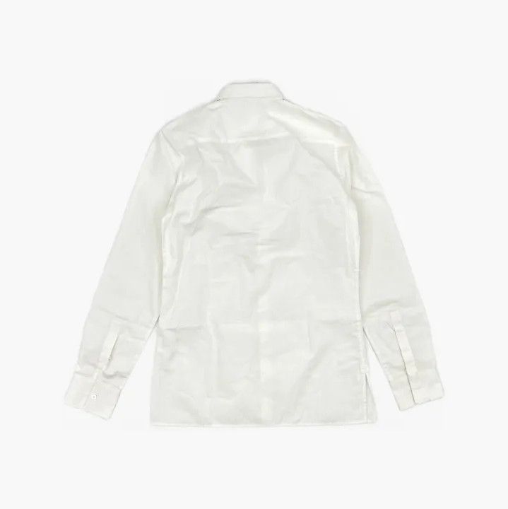 Givenchy GIVENCHY Men's White Pointed Collar Button-Up Shirt Size US XXS / EU 40 - 3 Thumbnail