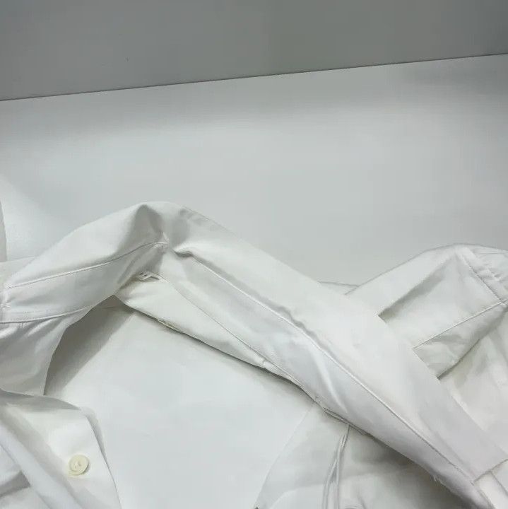 Givenchy GIVENCHY Men's White Pointed Collar Button-Up Shirt Size US XXS / EU 40 - 9 Thumbnail