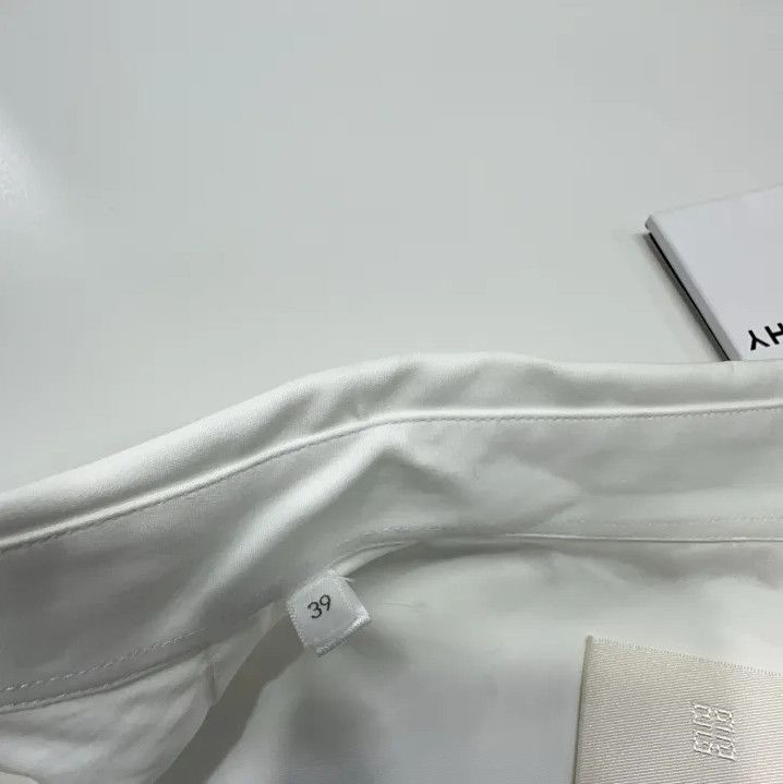 Givenchy GIVENCHY Men's White Pointed Collar Button-Up Shirt Size US XXS / EU 40 - 6 Thumbnail