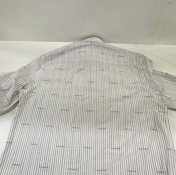 Givenchy Givenchy SS23 All-Over Letter Print Long-Sleeve Shirt Size US XXS / EU 40 - 14 Thumbnail