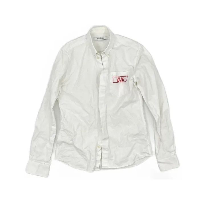 Givenchy Givenchy Letter Embroidery Casual Long-Sleeve Shirt Size US XXS / EU 40 - 2 Thumbnail