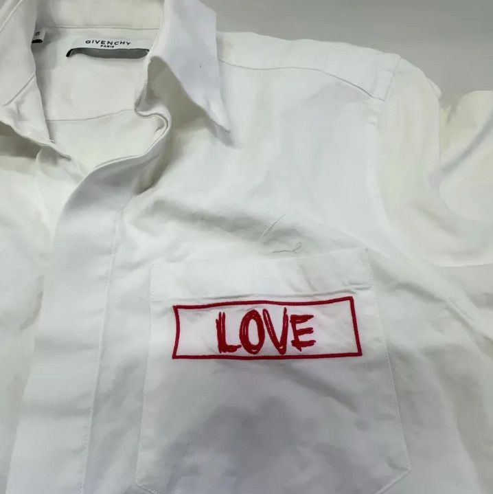 Givenchy Givenchy Letter Embroidery Casual Long-Sleeve Shirt Size US XXS / EU 40 - 7 Thumbnail
