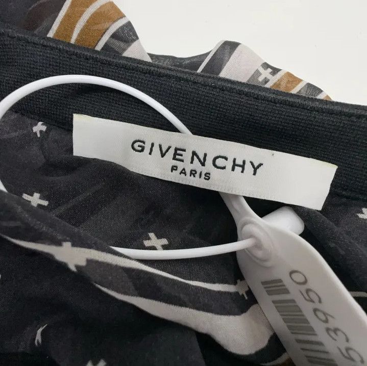 Givenchy Givenchy Patterned Sheer Short-Sleeve Shirt Size US XXS / EU 40 - 5 Thumbnail