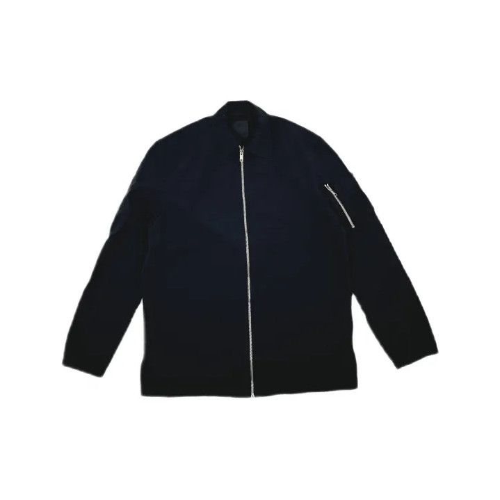 Givenchy Givenchy FW22 Solid Zip Pocket Long-Sleeve Jacket Size US XXS / EU 40 - 2 Thumbnail