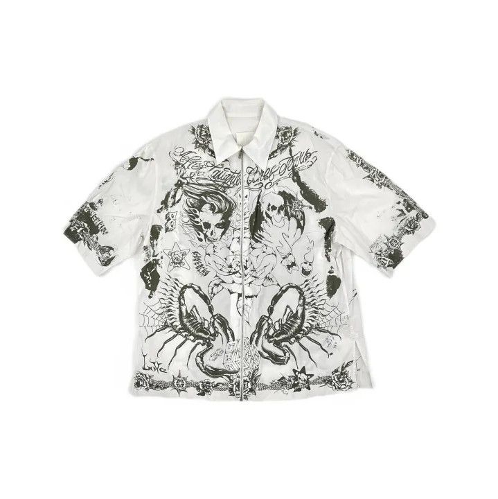Givenchy Givenchy SS21 Zip Print Short-Sleeve Shirt Size US XXS / EU 40 - 2 Thumbnail