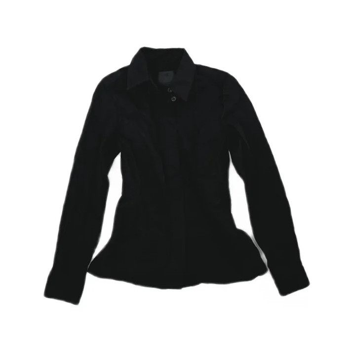 Givenchy Givenchy Embroidered Logo Long-Sleeve Shirt Jacket Size US XXS / EU 40 - 2 Thumbnail