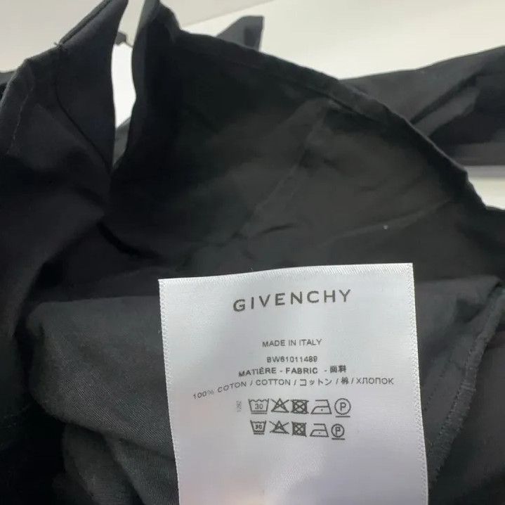 Givenchy Givenchy Embroidered Logo Long-Sleeve Shirt Jacket Size US XXS / EU 40 - 4 Thumbnail