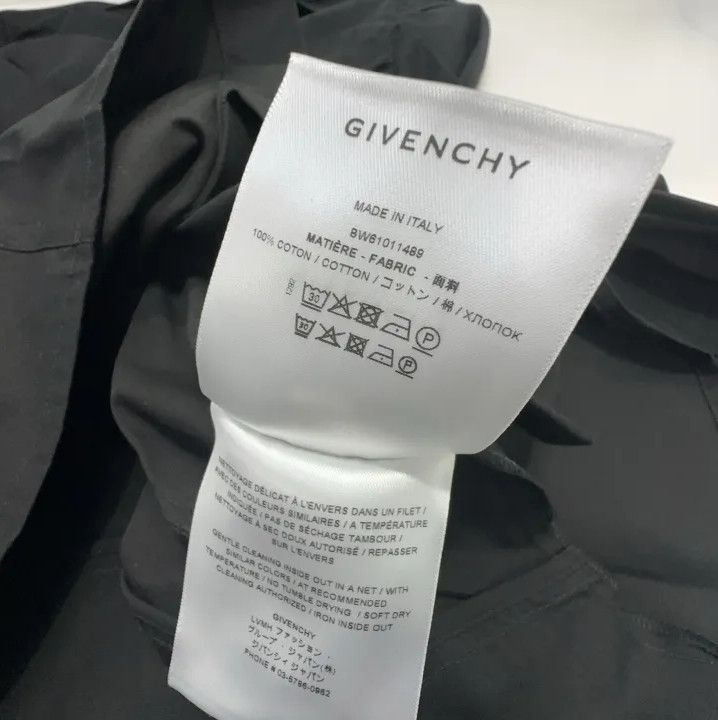 Givenchy Givenchy Embroidered Logo Men's Long-Sleeve Jacket Size US XXS / EU 40 - 4 Thumbnail