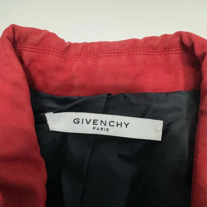 Givenchy Givenchy Unisex Red Lapel Jacket Size US M / EU 48-50 / 2 - 4 Thumbnail