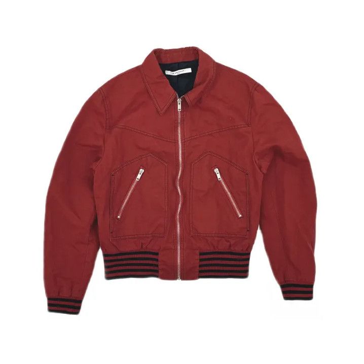 Givenchy Givenchy Unisex Red Lapel Jacket Size US M / EU 48-50 / 2 - 2 Thumbnail