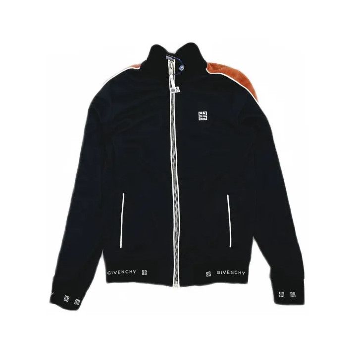 Givenchy Givenchy Logo Embroidered Zip Color-Block Jacket Size US XXS / EU 40 - 2 Thumbnail