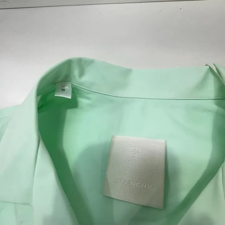 Givenchy Givenchy Solid Short-Sleeve Button-Up Shirt Size US XXS / EU 40 - 4 Thumbnail