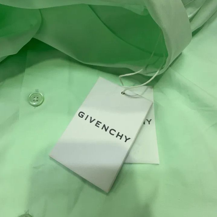 Givenchy Givenchy Solid Short-Sleeve Button-Up Shirt Size US XXS / EU 40 - 7 Thumbnail